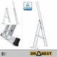 Scala Drabest 9,62 m alluminio 3 x 14 fino a 150 kg