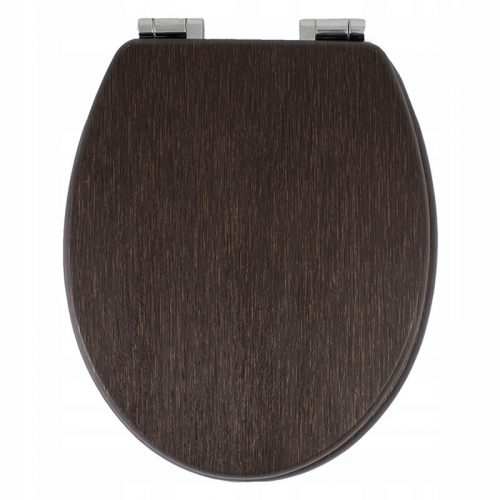 Sedile WC AWD Interior Venge, tonalità marrone e beige in MDF