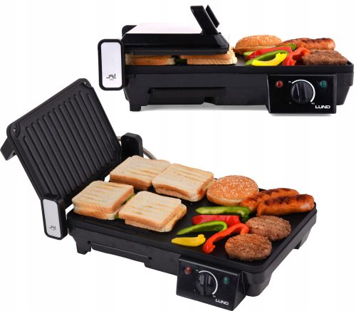  Contatto, grill elettrico per raclette Lund 67455 nero 2000 W