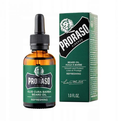  PRORASO Olio barba rinfrescante 30ml Olio da Barba